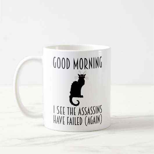 Mug Bonjour - Je Vois Que Les Assassins Ont Échoué (Gauche)