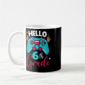 Mug Bonjour jeu vidéo débloqué niveau 6e Ck à Sc (Gauche)