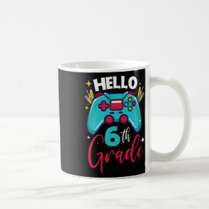 Mug Bonjour jeu vidéo débloqué niveau 6e Ck à Sc