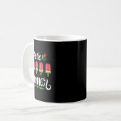 Mug Bonjour l'été drôle design de pastèque glace Lo (Devant gauche)