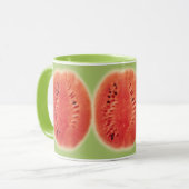 Mug Bonjour l'été - Pastèque Frais Délicieux Design de (Devant gauche)