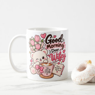 Mug "Bonjour ma chère femme" mignon