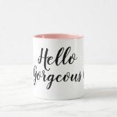 Mug Bonjour magnifique (Centre)