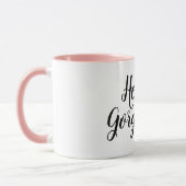Mug Bonjour magnifique (Gauche)