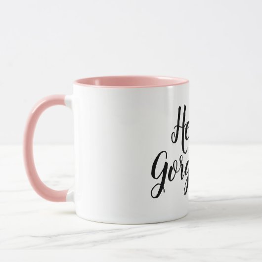 Mug Bonjour magnifique (Gauche)