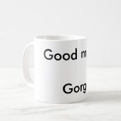 Mug Bonjour...Magnifique ! (Devant gauche)