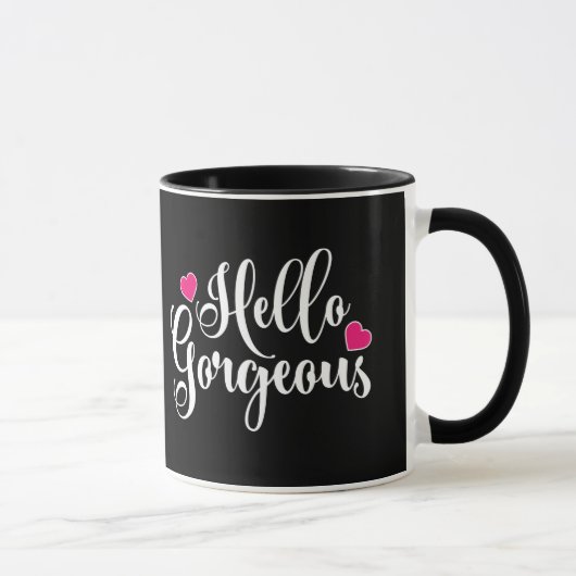 Mug Bonjour magnifique (Droite)
