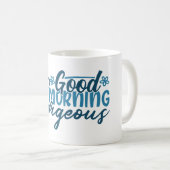 Mug Bonjour magnifique (Devant droit)