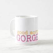 Mug Bonjour magnifique (Devant gauche)