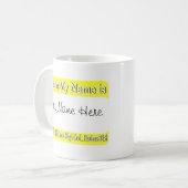 Mug Bonjour mon nom est… (Devant gauche)