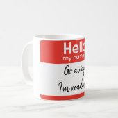 Mug Bonjour mon nom est : Coutume (Devant gauche)