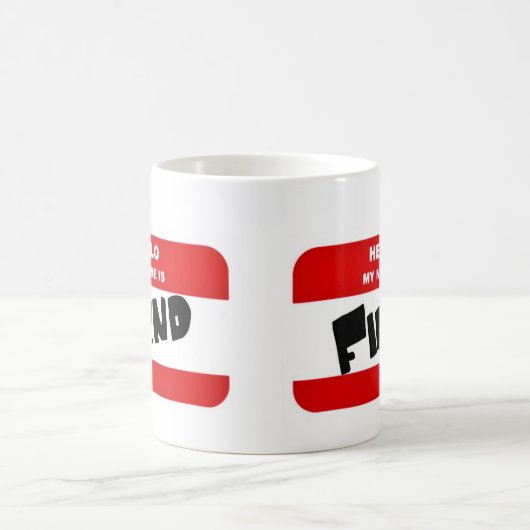 Mug Bonjour, mon nom est DÉMON (Centre)