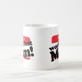 Mug Bonjour mon nom est la meilleure maman du monde (Centre)