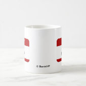 Mug Bonjour mon nom est Luc (rouge) (Centre)