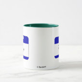 Mug Bonjour mon nom est Megan (bleue) (Centre)
