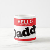 Mug Bonjour mon nom est papa (Centre)