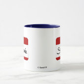 Mug Bonjour mon nom est Stephanie (rouge) (Centre)