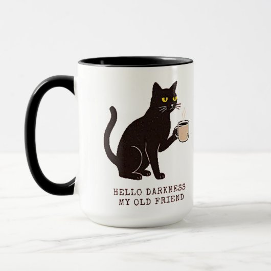 Mug Bonjour obscurité (Gauche)