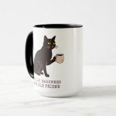 Mug Bonjour obscurité (Devant gauche)