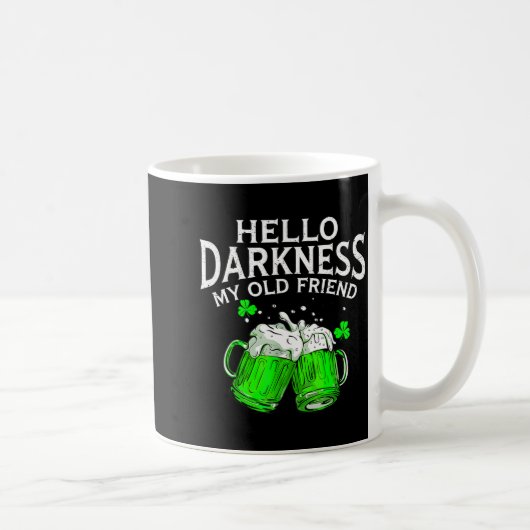 Mug Bonjour obscurité, vieil ami bière irlandaise St.  (Droite)