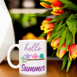 Mug Bonjour Oiseaux d'été