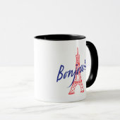 Mug Bonjour Paris ! (Devant droit)