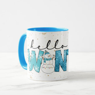 Mug Bonjour Personnaliser d'hiver