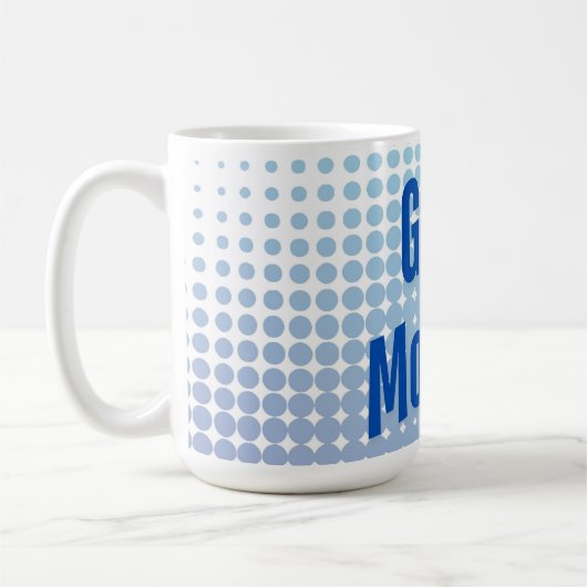 Mug Bonjour Points Bleus (Gauche)