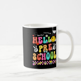 Mug Bonjour Préscolaire Sourire Visage Retour À L'Ense