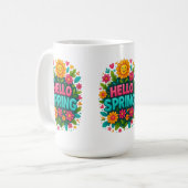 Mug Bonjour printemps (Devant gauche)