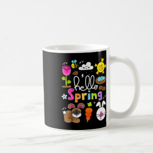Mug Bonjour Printemps Et Pâques Jour 2025 Lapin Rabbit