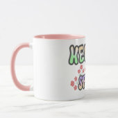 Mug "Bonjour Printemps" | Impression florale (Gauche)