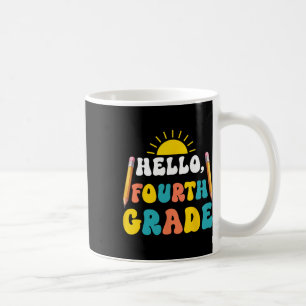 Mug Bonjour professeur de quatrième année Élèves de 4e