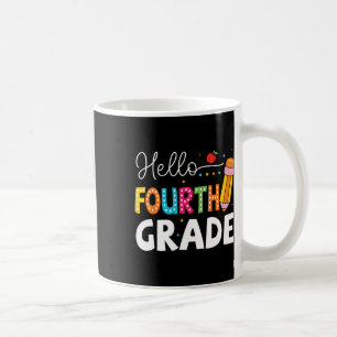 Mug Bonjour quatrième année premier jour d'école retou