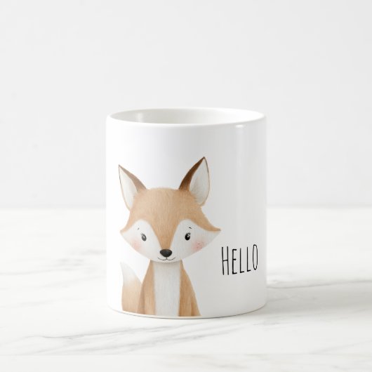 Mug Bonjour Renard (Centre)