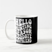 Mug Bonjour saison de chasse Goodbye Husbynd (Gauche)