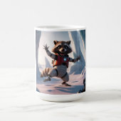 Mug Bonjour, Salut Raccon (Centre)