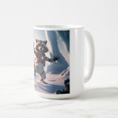 Mug Bonjour, Salut Raccon (Devant droit)