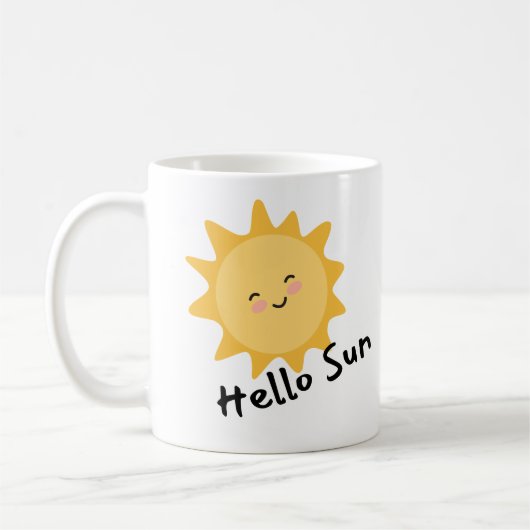 Mug Bonjour soleil (Gauche)