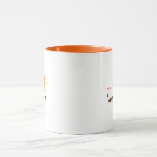 Mug bonjour soleil (Centre)