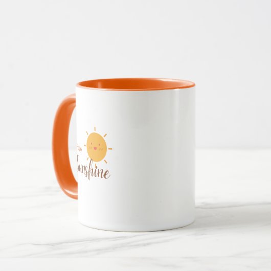 Mug bonjour soleil (Devant gauche)