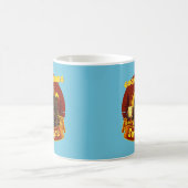 Mug Bonjour Soleil Bigfoot Café Humour Art (Centre)