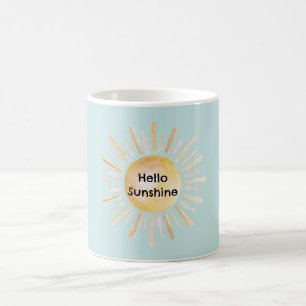 Mug Bonjour Soleil Ciel Bleu