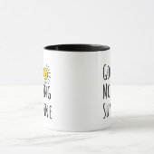Mug Bonjour Soleil – Conception de citation de soleil (Centre)
