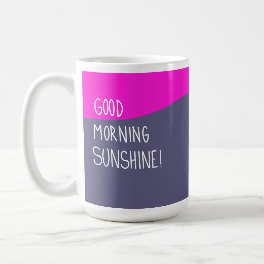 Mug Bonjour soleil ! Deux points (Gauche)