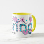 Mug Bonjour Spring Cadeau personnalisé (Devant droit)