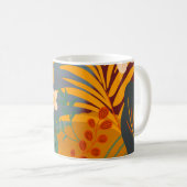 Mug Bonjour Spring Happiness Time, Flore Tropicale (Devant droit)