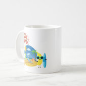 Mug Bonjour Summer Beach Sand Castle (Devant gauche)