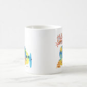 Mug Bonjour Summer Beach Sand Castle (Centre)