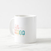 Mug Bonjour Summer Pastel Popsicles (Devant gauche)